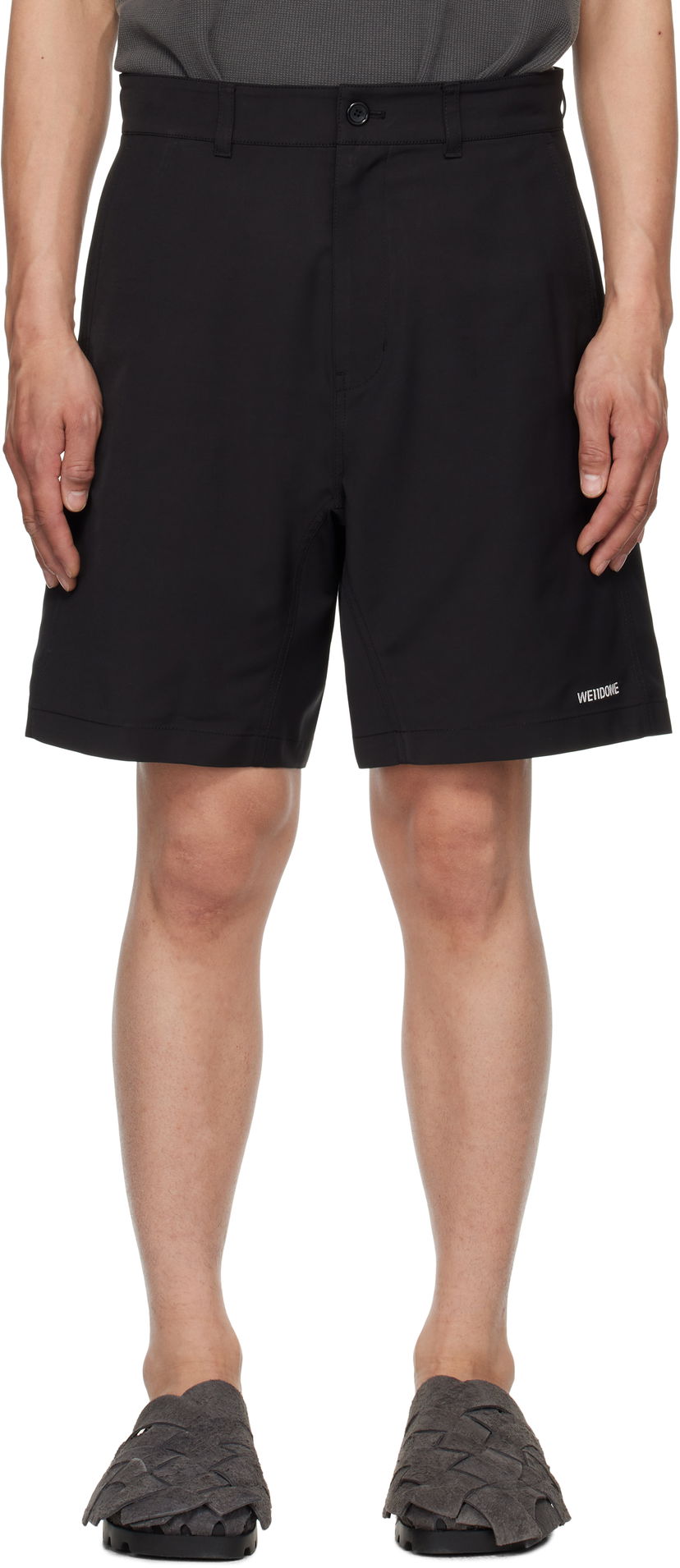 Шорти We11done We11done Classic Shorts чорний | WD-PT1-25-223-M-BK