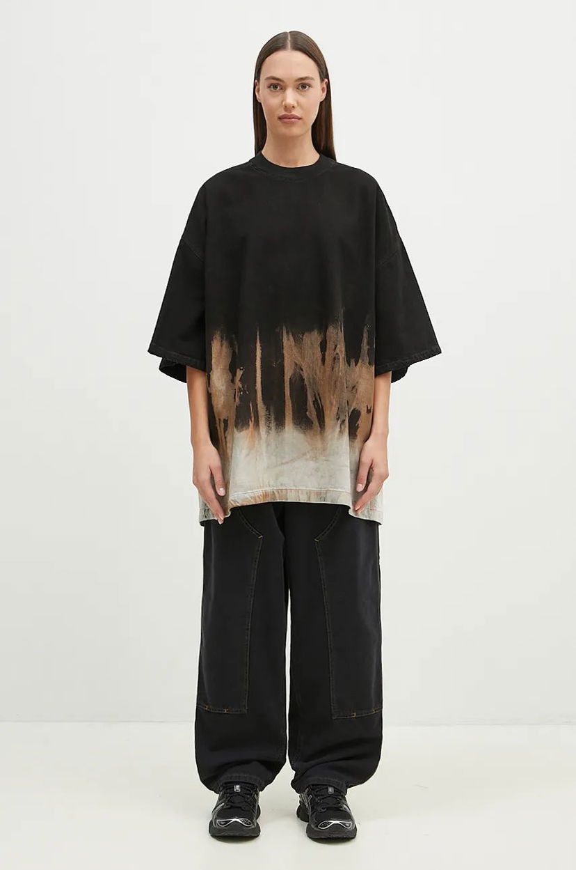 Футболка Rick Owens Tommy T Graphic T-Shirt чорний | DS02D2203.BSUN