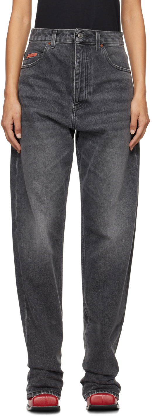Джинси Martine Rose Open Fly Jeans чорний | 245WD03002