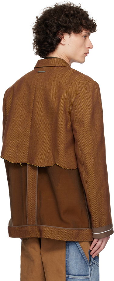 Куртка Andersson Bell Andersson Bell Inside Out Herringbone Blazer Коричневий | awa699u, 2