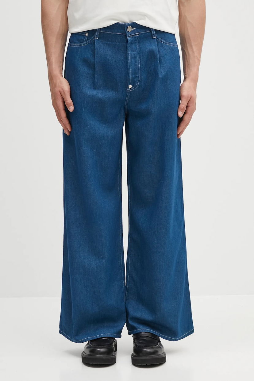 Джинси KENZO Kenzo Wide Leg Jeans Синій | FF55DP4196T1.DM