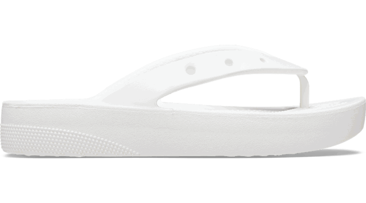 Кросівки та взуття Crocs Classic Platform Flips білий | 207714-100, 0