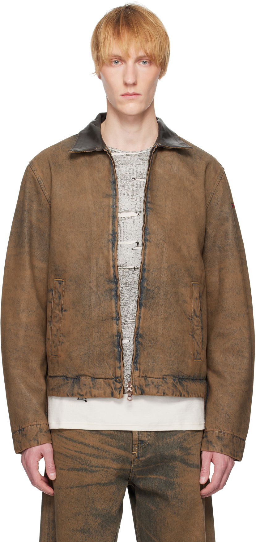 Куртка Diesel Diesel D-Rohe-S Denim Jacket Коричневий | A16845-09K82-01