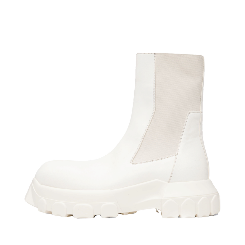Кросівки та взуття Rick Owens Rick Owens Concordians Beatle Bozo Tractor Chelsea Boots білий | RU02E1881 LBH