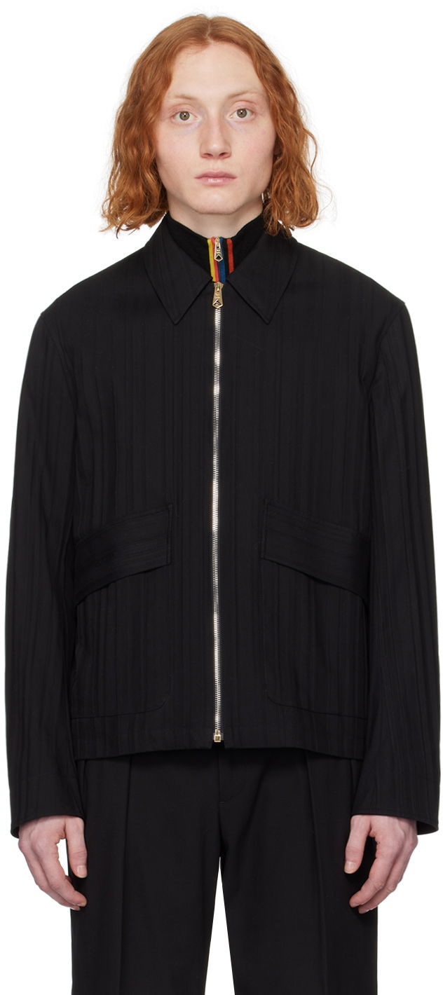 Куртка Paul Smith Paul Smith Embossed Zip-Up Jacket чорний | M1R-705Y-M02221-79