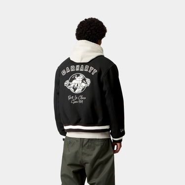Куртка бомбер Carhartt WIP WIP World Class Varsity Jacket чорний | I035432_6, 1
