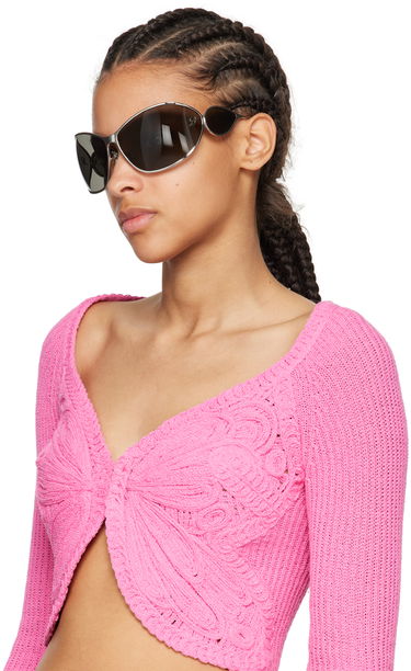 Сонцезахисні окуляри Blumarine Wraparound Sunglasses Металік | P444W088A, 3