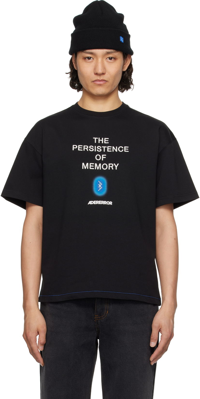Футболка ADER ERROR ADER error Persistence of Memory T-Shirt чорний | BO01SSTS0116BK