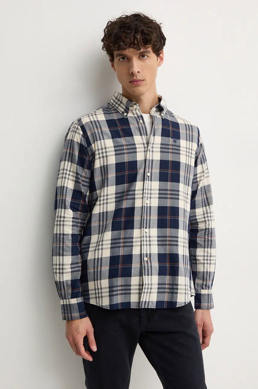 Сорочка Barbour Edgar Slim Fit Button-Down Shirt Синій | MSH5355