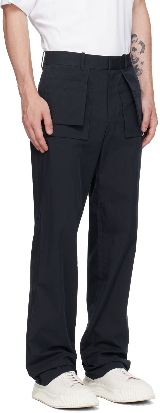 Штани карго Helmut Lang Helmut Lang Utility Car Trousers темно-синій | O04HM213, 1
