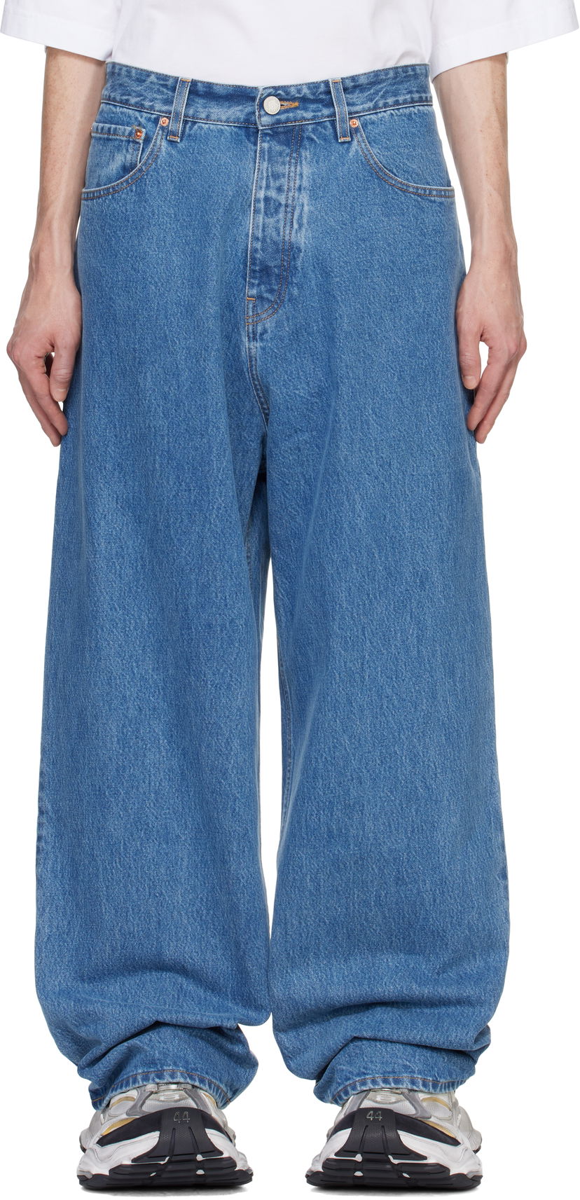 Джинси VETEMENTS Baggy Jeans Синій | UA66PA540N