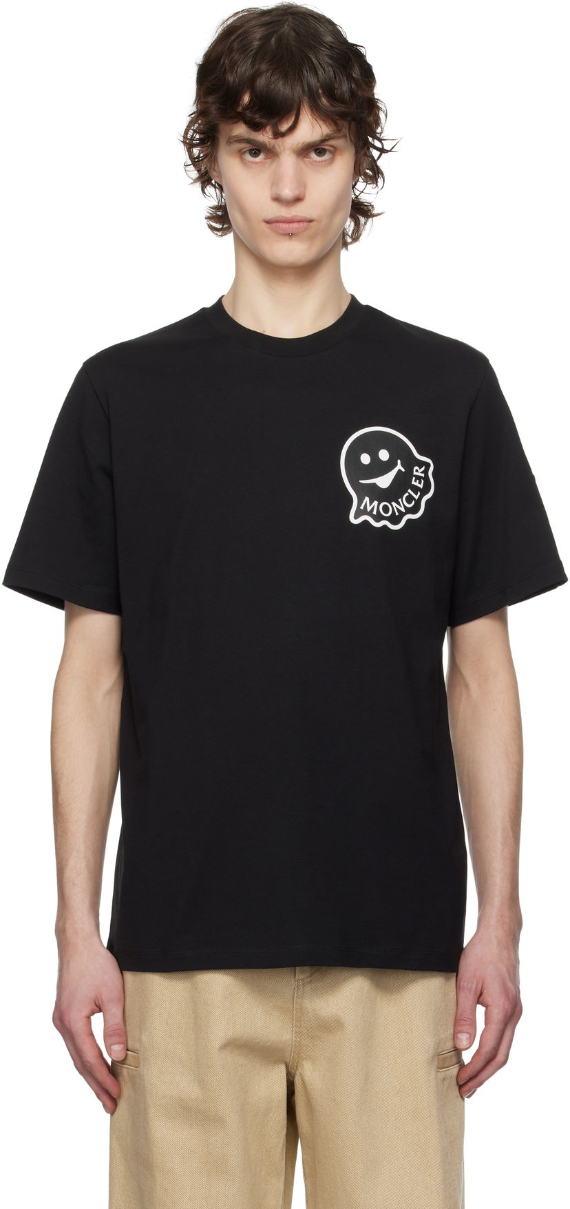 Футболка Moncler Moncler Creativo Graphic T-Shirt чорний | K10918C0001889AJS