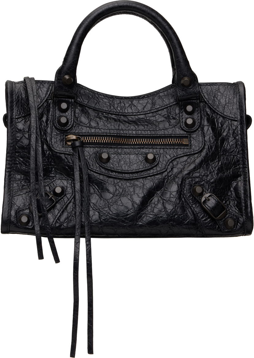 Сумочка Balenciaga Mini City Bag чорний | 806395 2ABEK