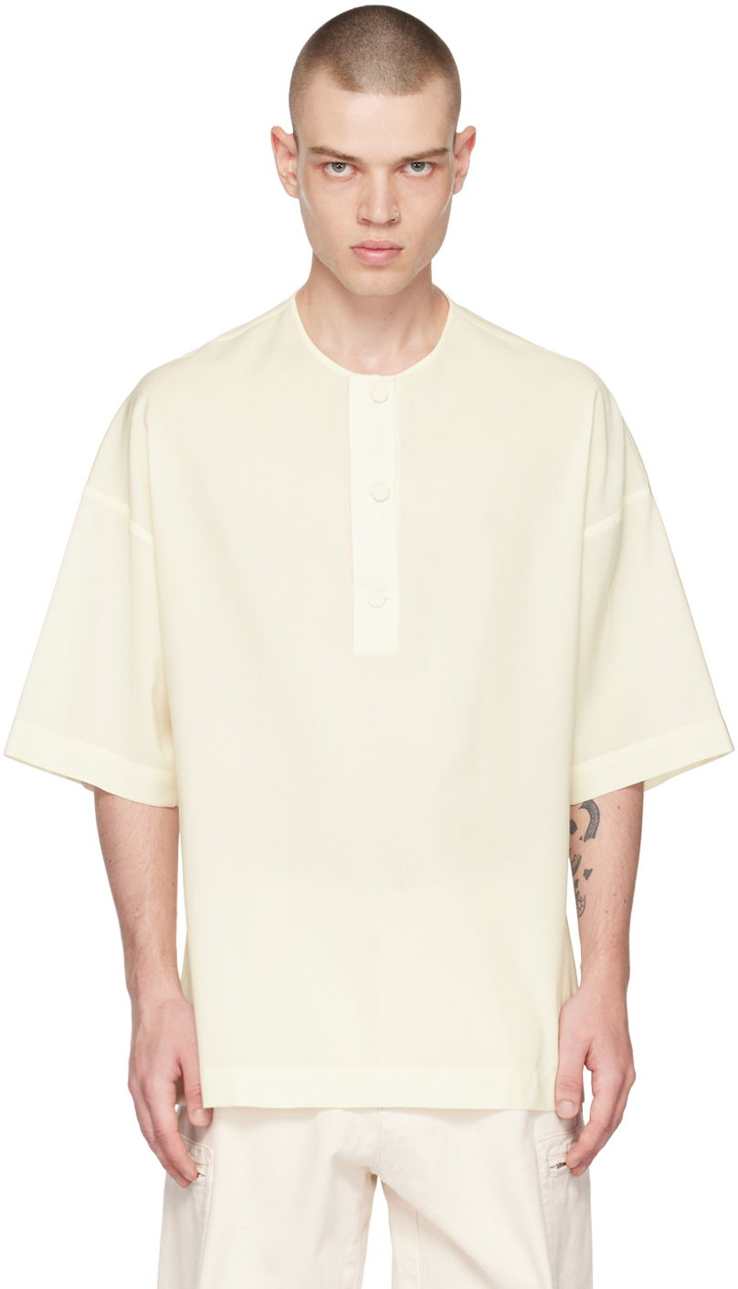 Футболка Emporio Armani Emporio Armani Vented T-Shirt бежевий | D41FA5 D1200 101