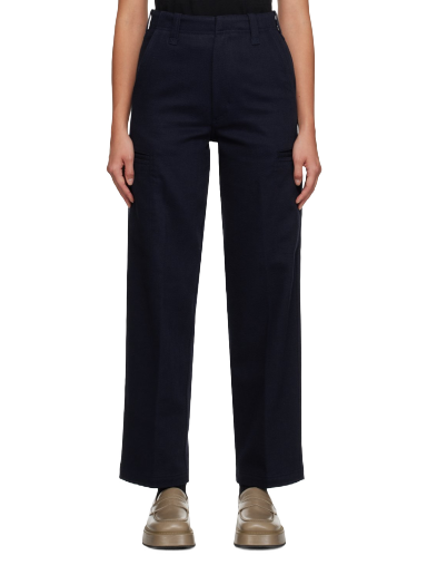 Штани AMI Wide Leg Trousers темно-синій | FTR300.CO0011