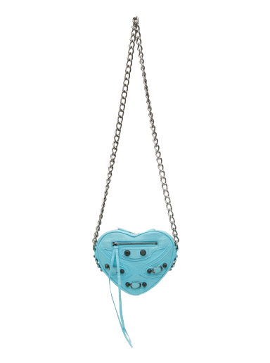 Сумка Balenciaga 'Le Cagole' Heart Mini Bag Синій | 722781 1VG9Y