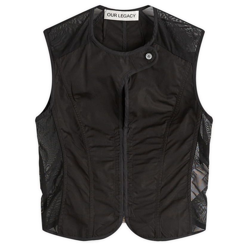 Жилет OUR LEGACY Our Legacy All Day Poplin Corset Vest Top, X-Small чорний | W2252CVB