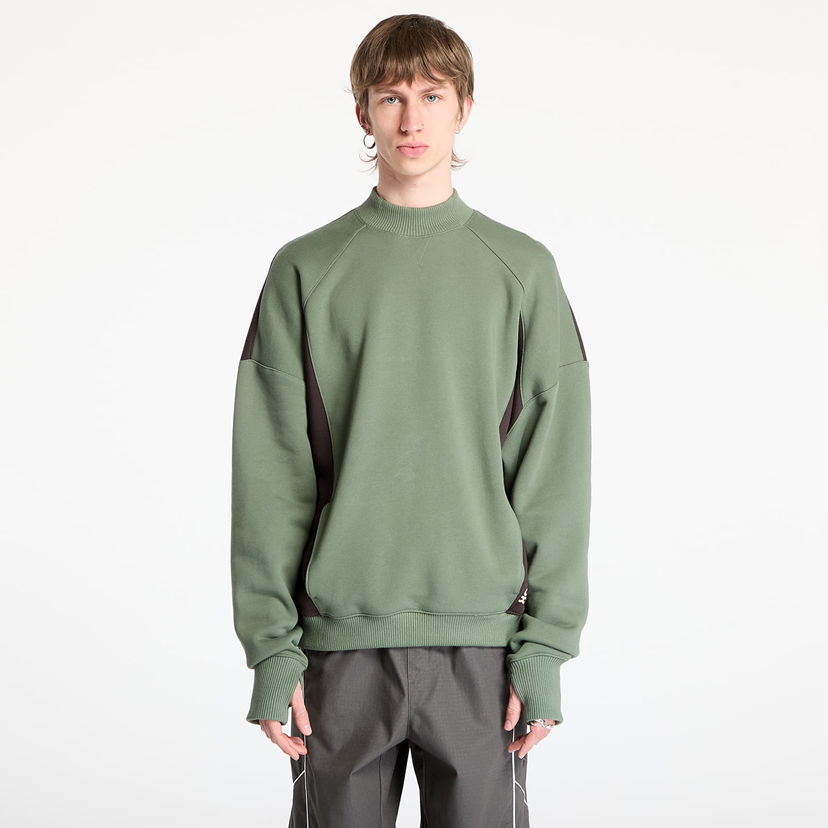 Cветр Reebok French Terry Crewneck Sweatshirt Зелений | RMBA00BC99JER0015460