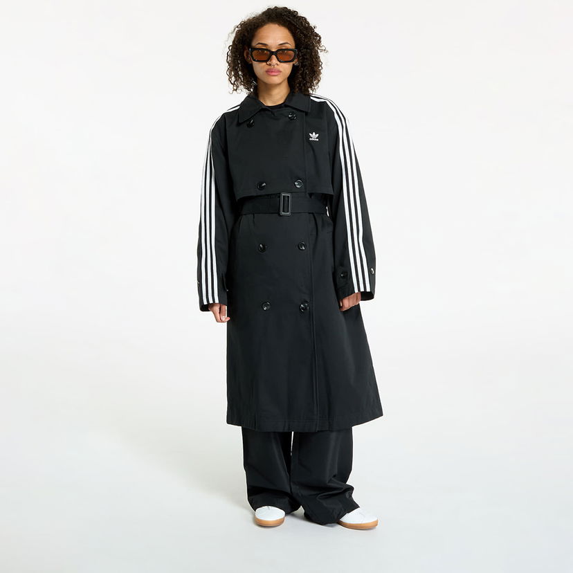 Пальто adidas Originals Tcoat Twill Black чорний | IZ0381