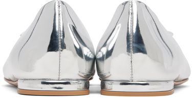 Кросівки та взуття Gianvito Rossi Metallic Crystal-Embellished Jaipur Ballerina Flats Металік | G22131-05RIC-MET, 1