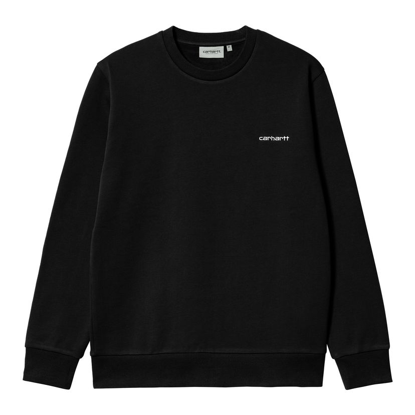 Світшоти Carhartt WIP Embroidered Logo Sweatshirt чорний | I034496_7