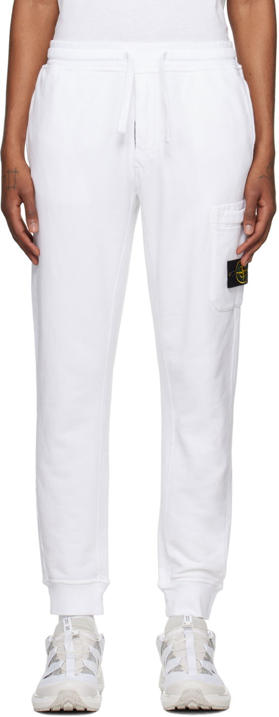 Спортивні штани Stone Island Patch Sweatpants білий | 801564551