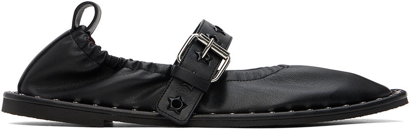 Кросівки та взуття Stella McCartney Stella McCartney Star-Studded Ballerina Flats чорний | 810429W1IL0