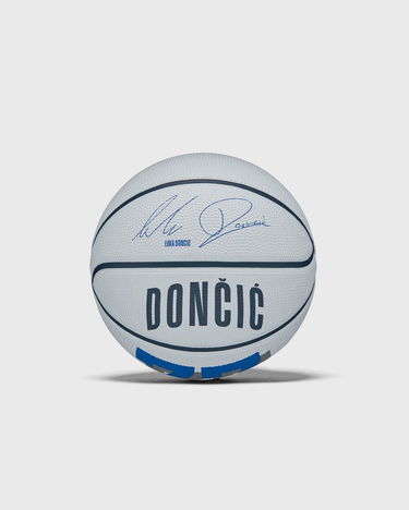 Спортивне обладнання Wilson Tennis NBA Player Icon Luka Dončić Mini Size 3 Basketball білий | WZ4007701XB3, 1