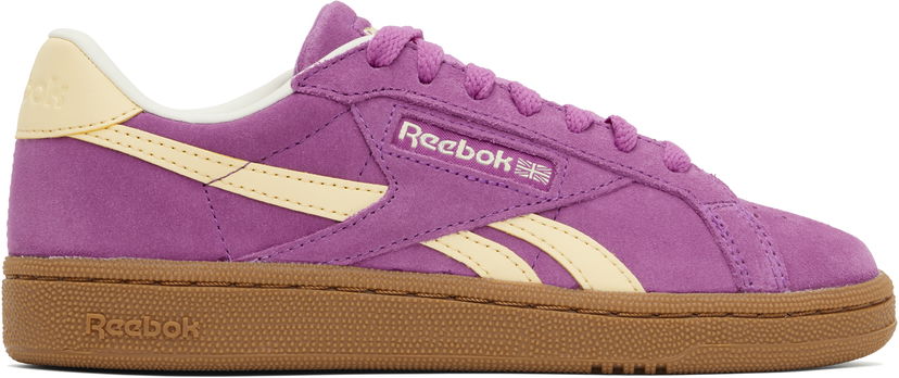 Кросівки та взуття Reebok Classics Club C Grounds UK Фіолетовий | 100220814