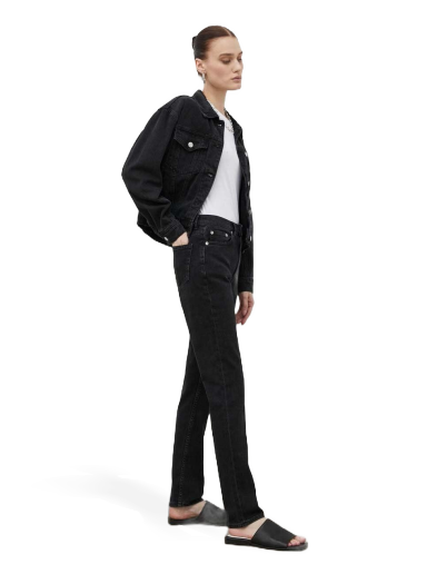 Джинси Samsoe Samsoe Jeans Medium Waist чорний | F22400165
