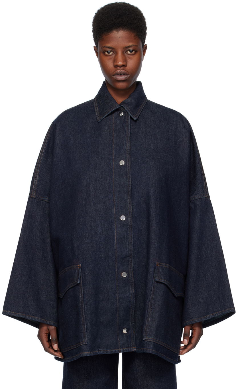 Куртка TOTEME TOTEME Denim  Jacket Синій | 241-WRO1050-FB0045