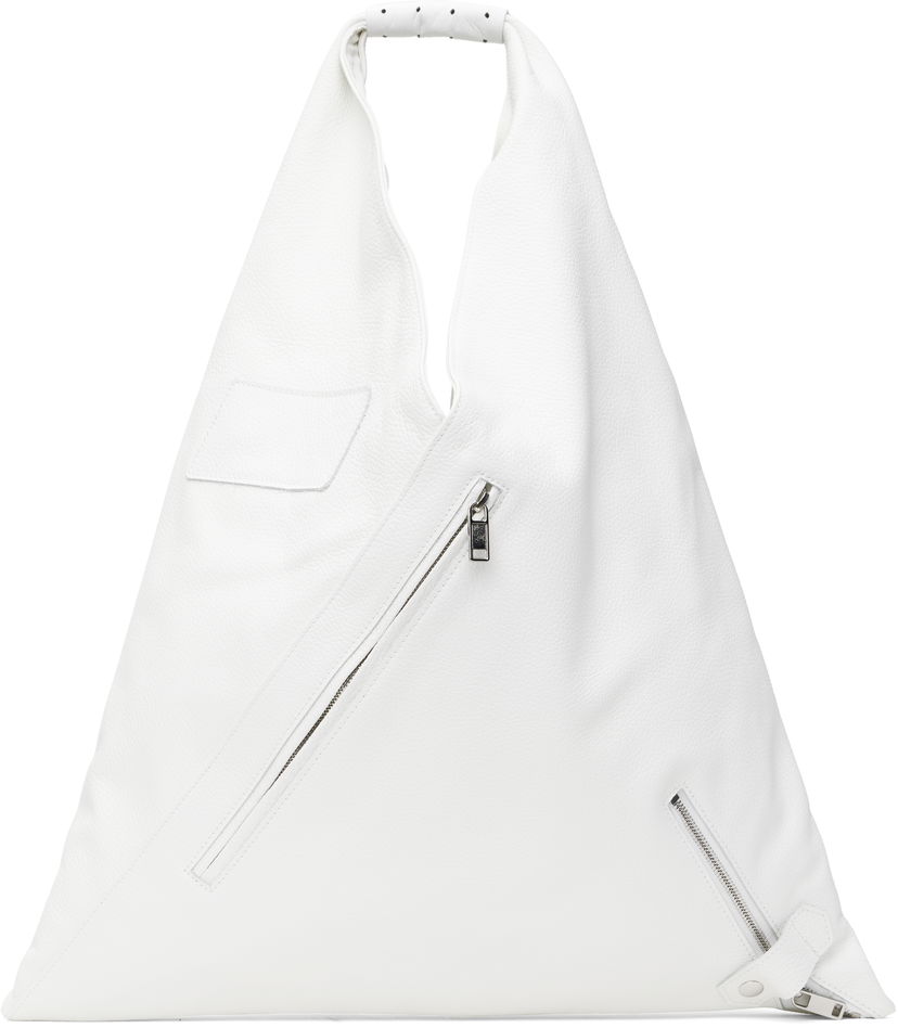 Сумочка Maison Margiela MM6 Maison Margiela Classic Medium Triangle Tote Bag білий | S54WD0039 P8429