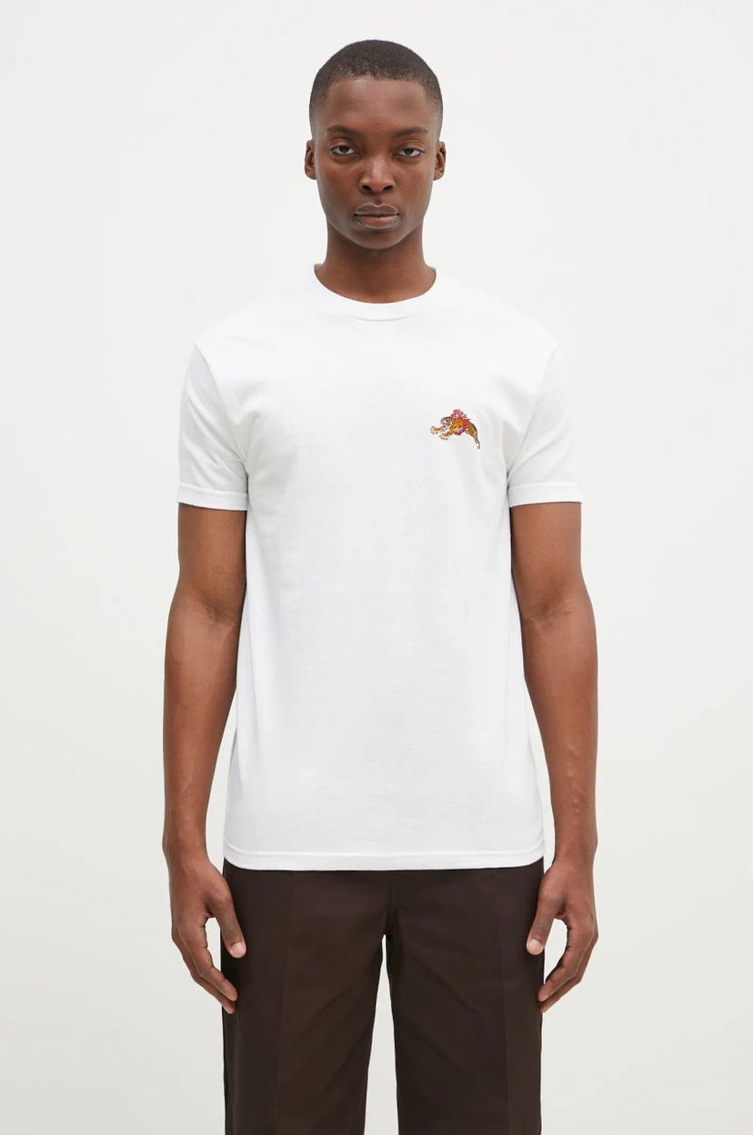 Футболка WACKO MARIA Tim Lehi Applique T-Shirt білий | 24FW.WMT.TEE06