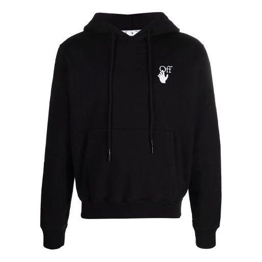 Світшоти Off-White Off-White FW21 Long Sleeves Hoodie чорний | OMBB034F21FLE0021084
