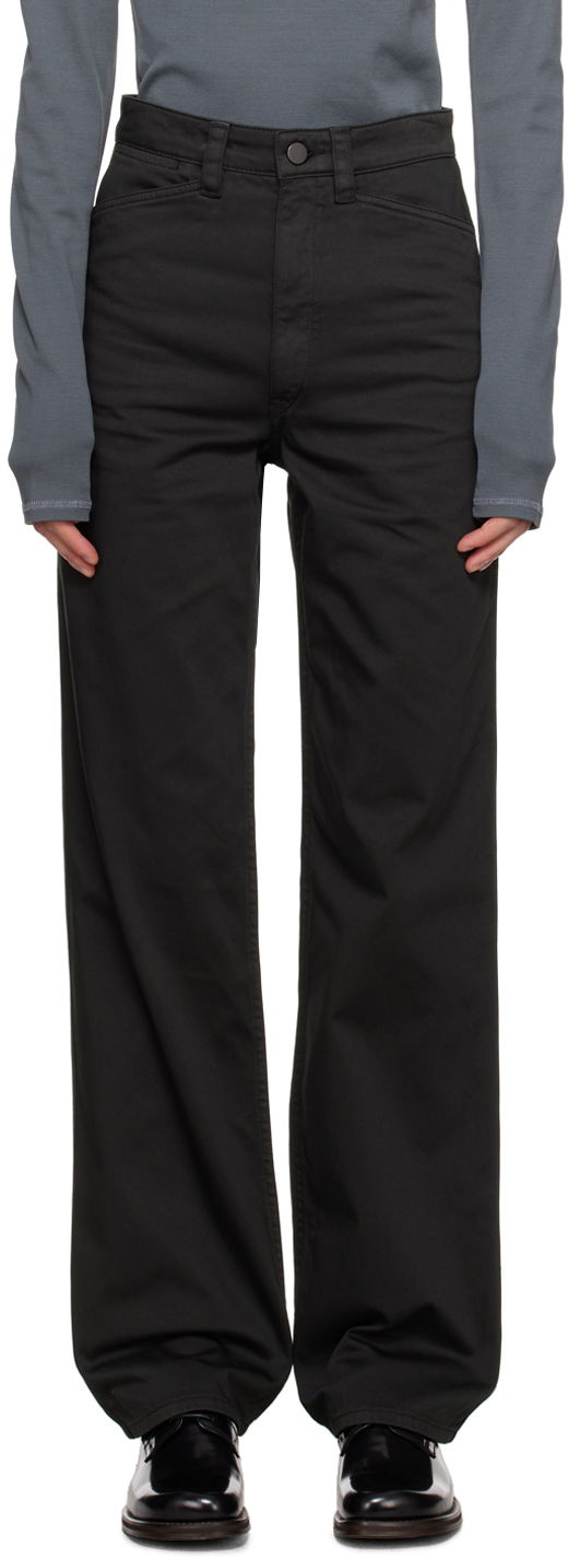 Штани карго LEMAIRE Lemaire Straight-Leg Trousers Зелений | PA1057 LF1139