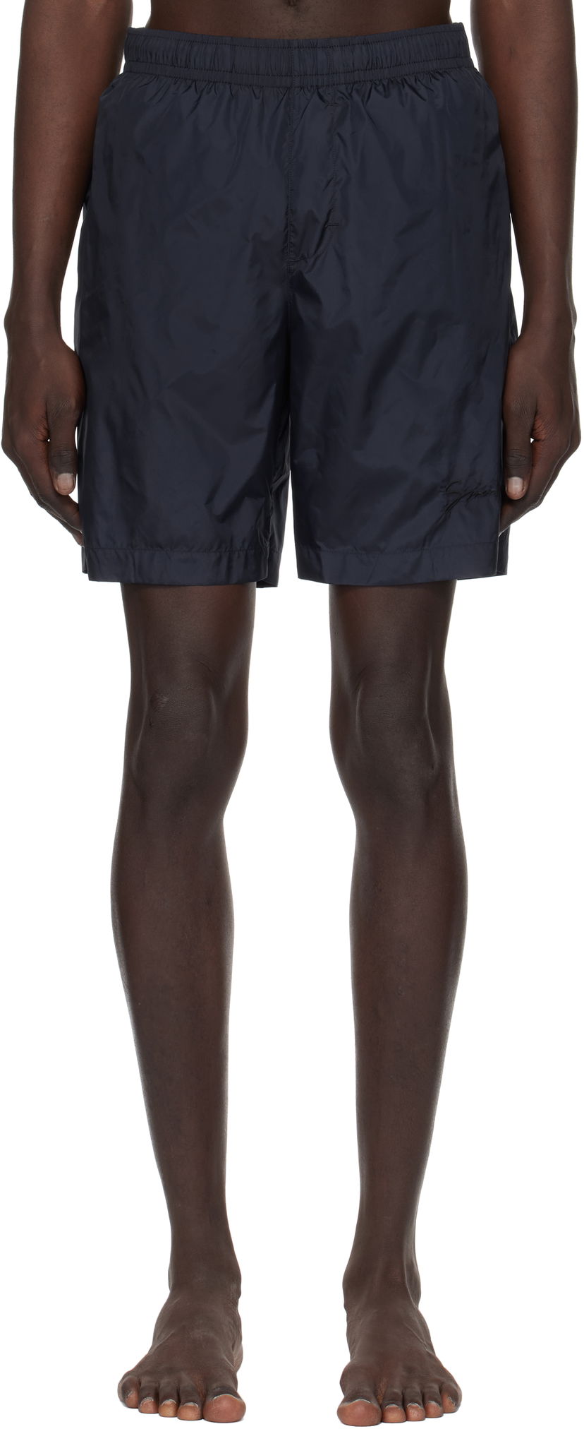 Шорти Givenchy Swim Shorts with Logo Embroidery Синій | BMA01L1537401