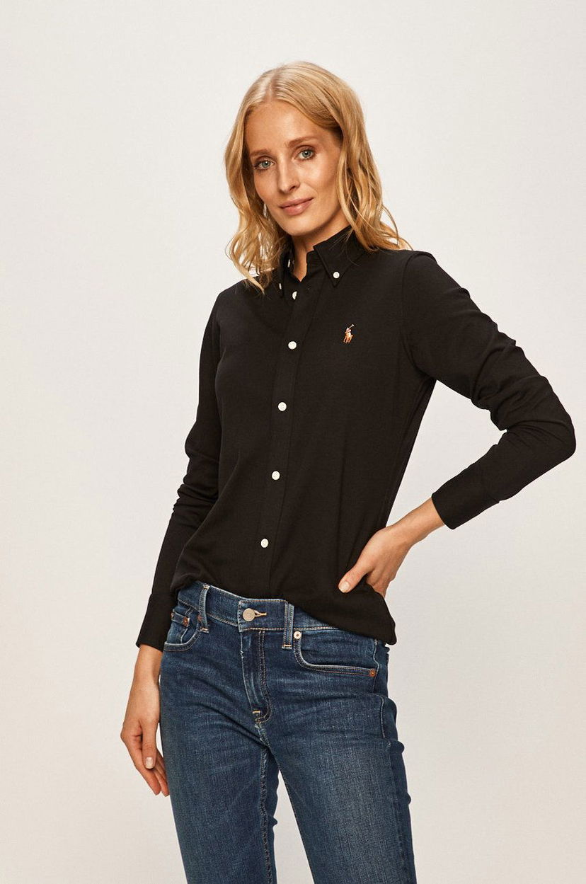 Сорочка Polo by Ralph Lauren Polo Ralph Lauren Regular Fit Classic Collar Shirt чорний | 211664427010