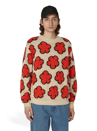 Cветр KENZO All-Over Boke Flower Jumper бежевий | FD55PU3563CI 03