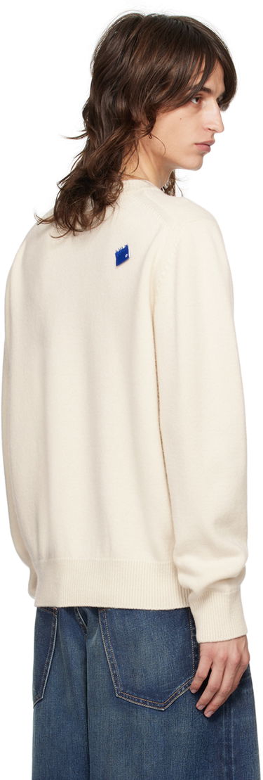 Cветр ADER ERROR Knit Sweater with Logo Patch білий | BMSGFYKT0101OT, 2