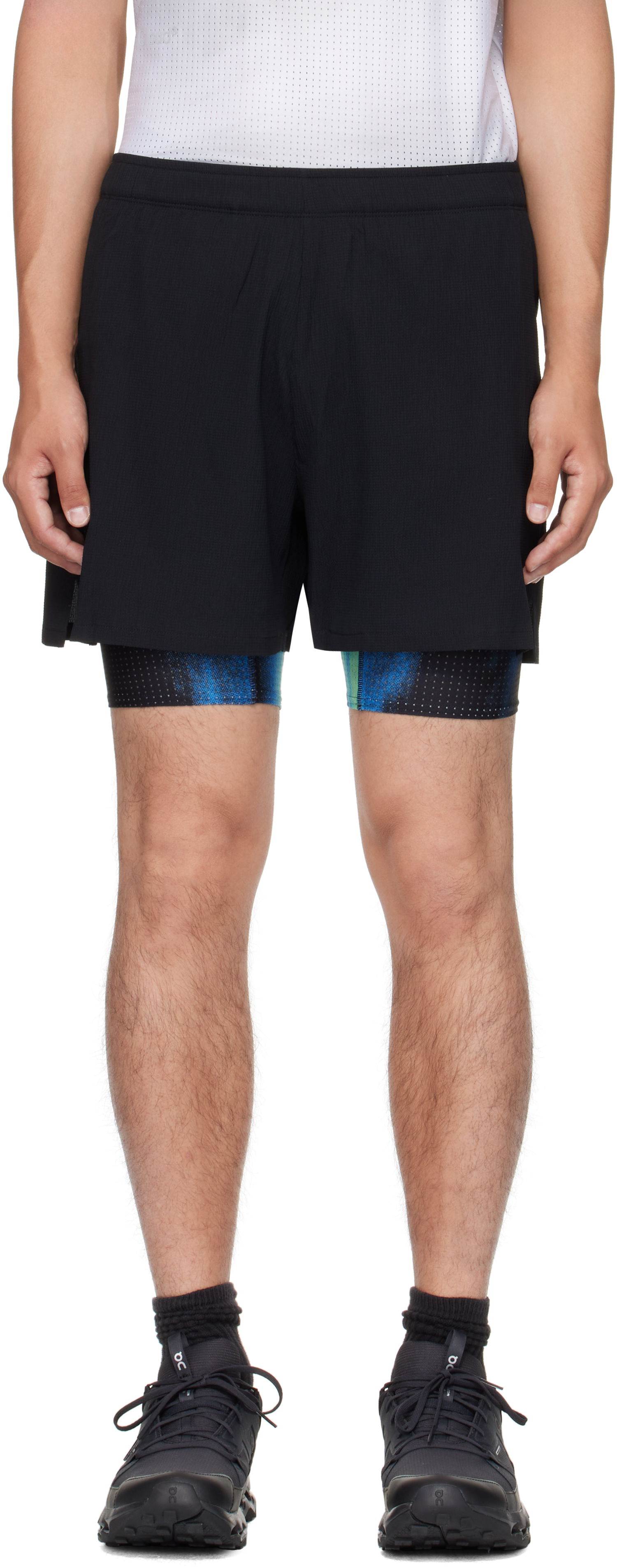 Шорти On Running Pace 2-in-1 Running Shorts чорний | 1MF10813398, 0