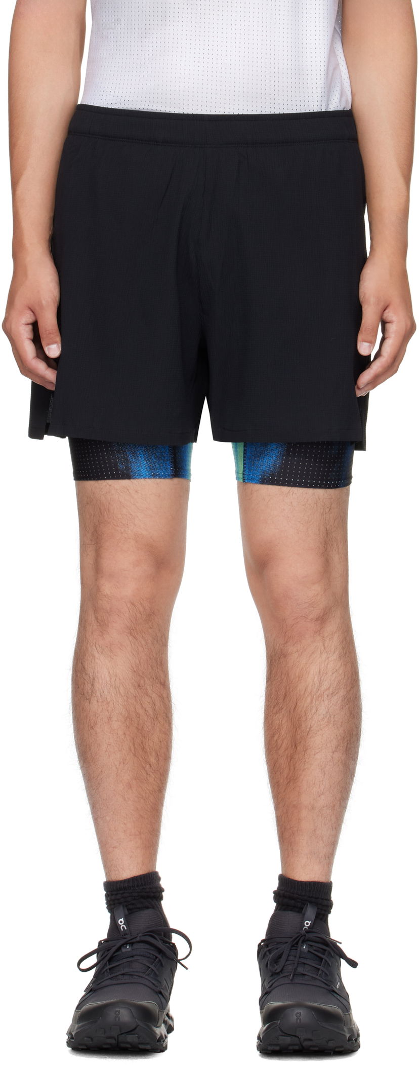 Шорти On Running Pace 2-in-1 Running Shorts чорний | 1MF10813398