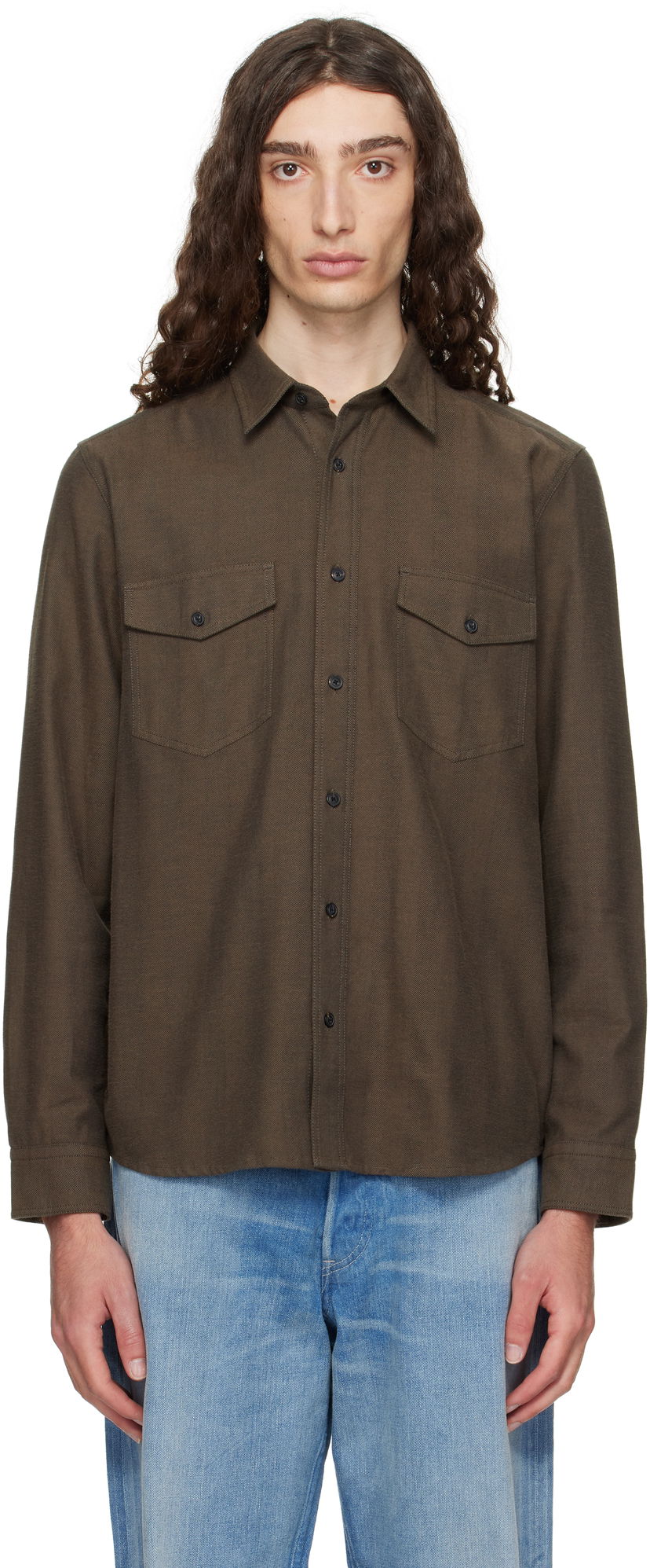 Сорочка BOSS Hugo Flap Pocket Shirt Зелений | 50545396