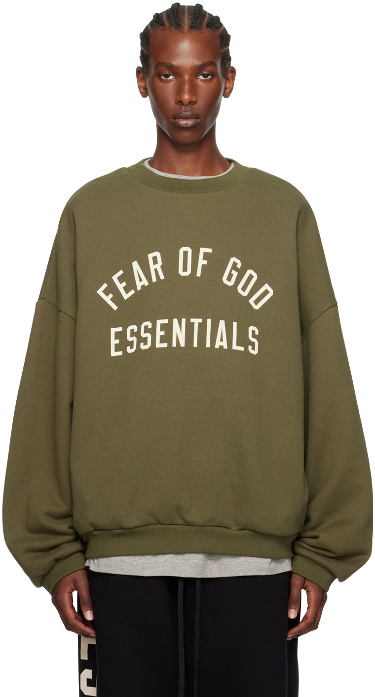 Світшоти Fear of God Designer Crewneck Sweatshirt Зелений | 192BT246265F