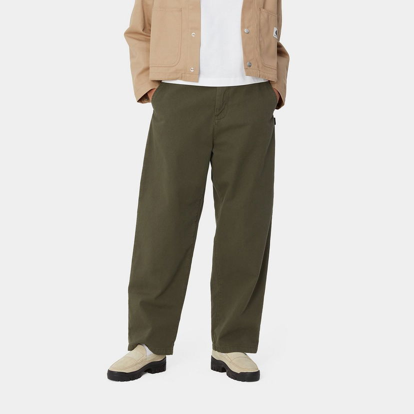 Штани Carhartt WIP Brady Garment Dyed Softener Pants Зелений | I033770_8