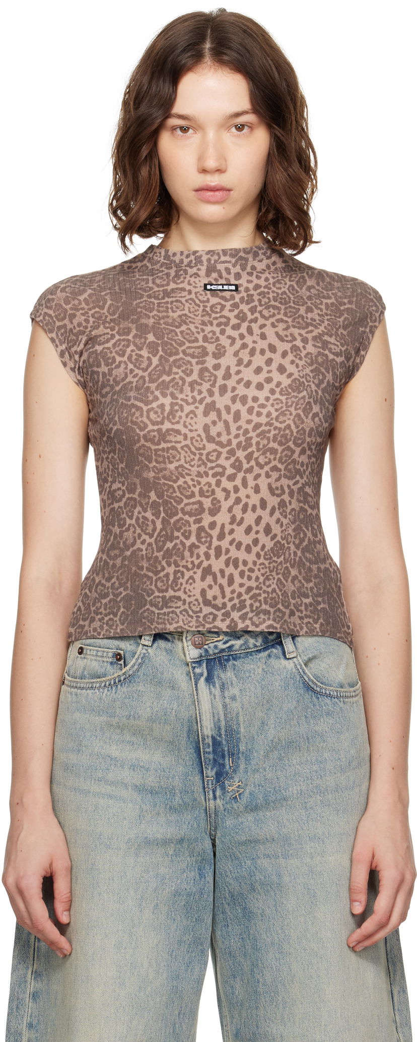 Футболка Ksubi Ksubi Staple Short Sleeve T-Shirt бежевий | WPF25TE015