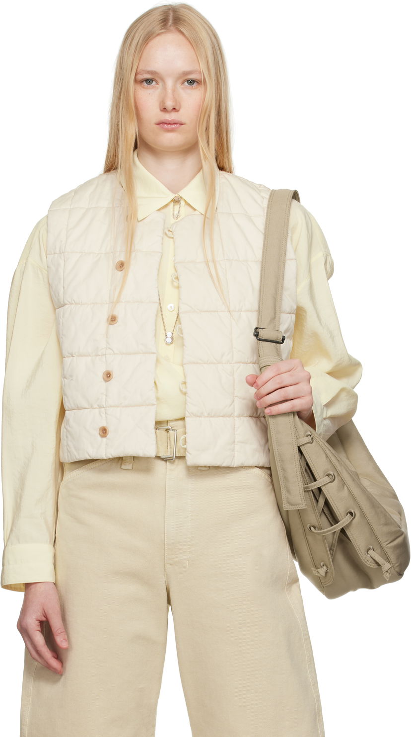 Жилет LEMAIRE Lemaire Wadded Vest бежевий | OW1032 LF1207
