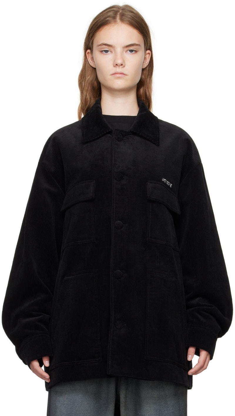 Куртка We11done We11done Four-Pocket Corduroy Jacket чорний | WD-JP2-24-054-U-BK