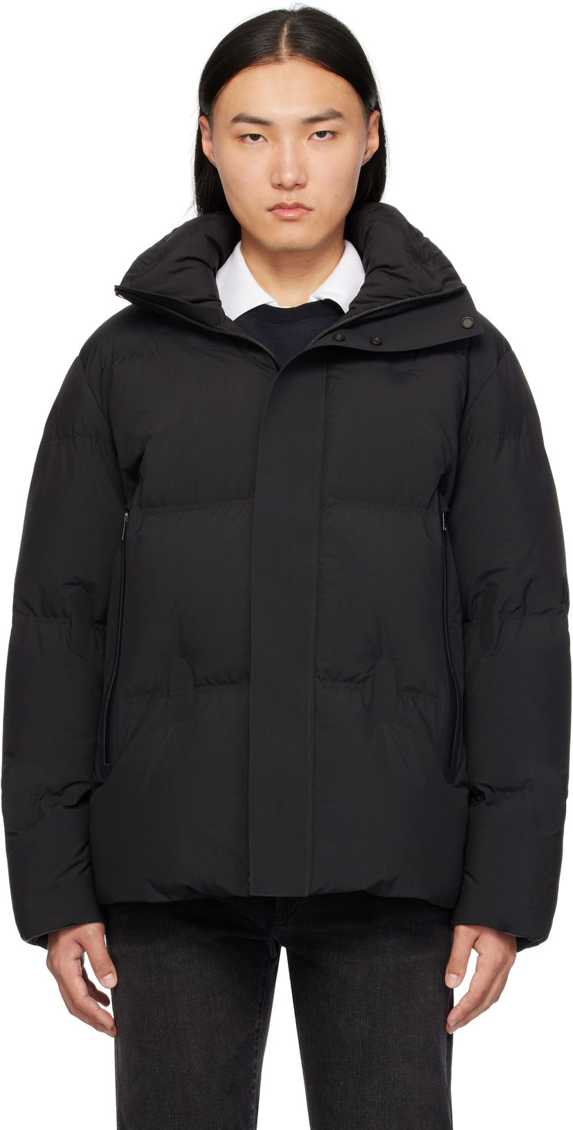 Пуховик ZEGNA Hooded Down Jacket чорний | UETF7A8-ECT574
