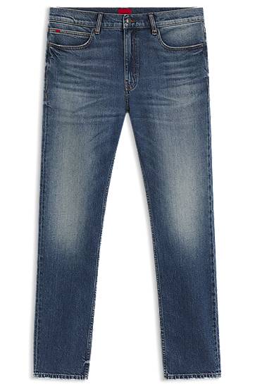 Джинси BOSS Slim-Fit Comfort-Stretch Denim Jeans Синій | 50542690