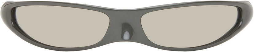 Сонцезахисні окуляри Balenciaga Balenciaga Blade Rectangle Sunglasses Сірий | BB0383S-004
